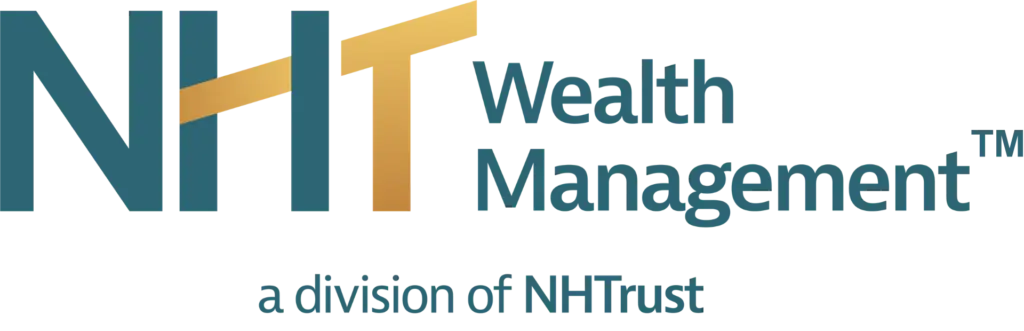 NHT Wealth Management logo with a division of NHTrust written underneath, highlighting the expertise and trust integral to superior wealth management services.